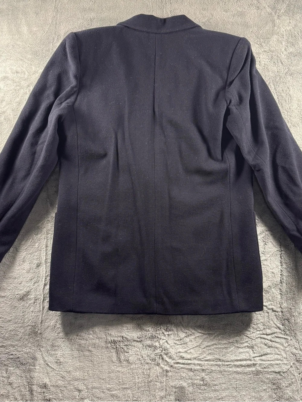 Valerie Stevens Women's Navy Wool Cashmere Blend Blazer Size 4